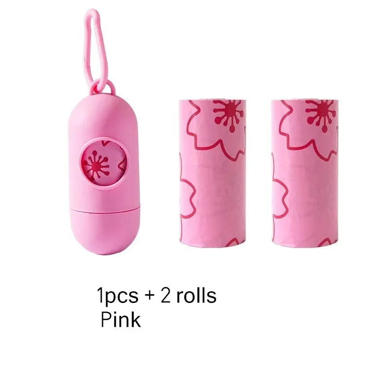 Biodegradable Pet Dog Poop Bags with Printing Outdoor Cleaning Poop Bag Pets Supplies for Dog Garbage Bag
