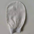 Silk exfoliating face wash and beauty towel, soft and exfoliating, bath and scrubbing, silk bath and face wash gloves
