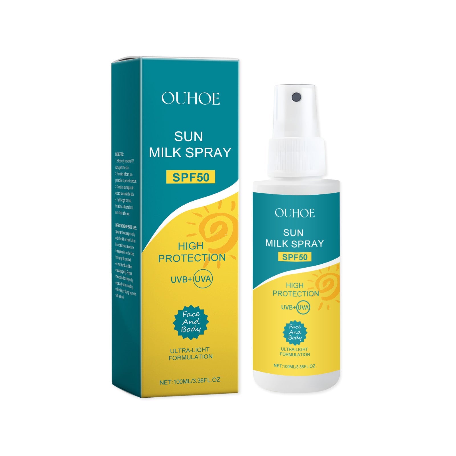 Protection Spray, Summer Outdoor Skin Protection Spray Moisturizing, Refreshing And Non-Greasy Skin Protection Spray