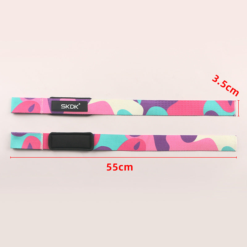Camouflage sports power band grip strength band fitness hard pull band pull-up auxiliary band