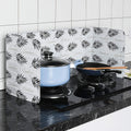 Kitchen Oil-Proof Baffle Thickened Aluminum Foil Insulation Oil-Proof Stove Cooking Cooking Oil-Fume Clapboard Oil-Proof Baffle