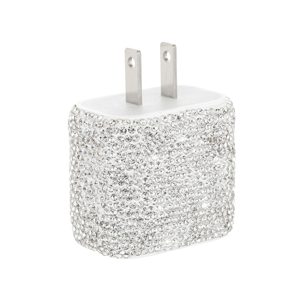 Diamond studded phone charger US standard PD20W phone charger suitable for Apple phone fast charging head