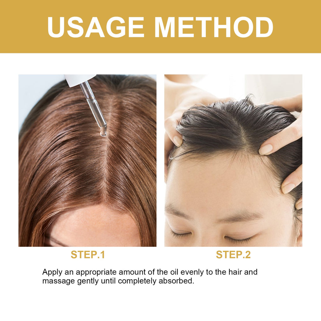 Hair Dense Oil, Scalp Cleaning Care Fluffy Soft Repair Dry Hair Impetuous Solid Hair Dense Hair Essential Oil