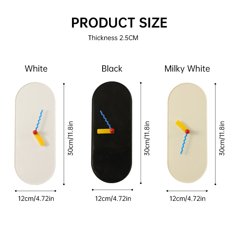 Dopamine - themed wall - mounted clock for home decor. Suitable for living rooms, a great kids' gift, modern - designed with a s