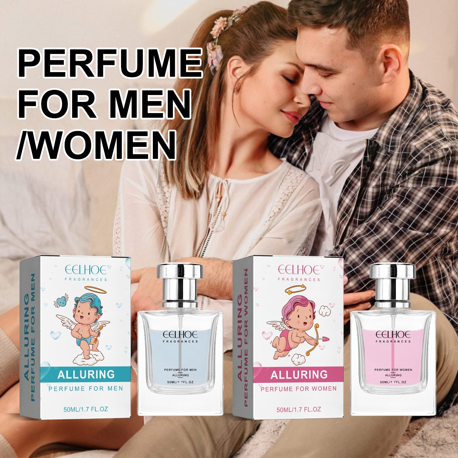 Glamor Perfume, Long-Lasting Light Fragrance Fresh Natural Niche Fragrance Wrist Behind Ear Perfume