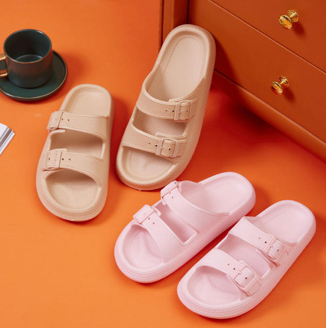 Thick soled slippers Summer home bathroom anti slip and fecal feeling Soft soled couple EVA slippers Male