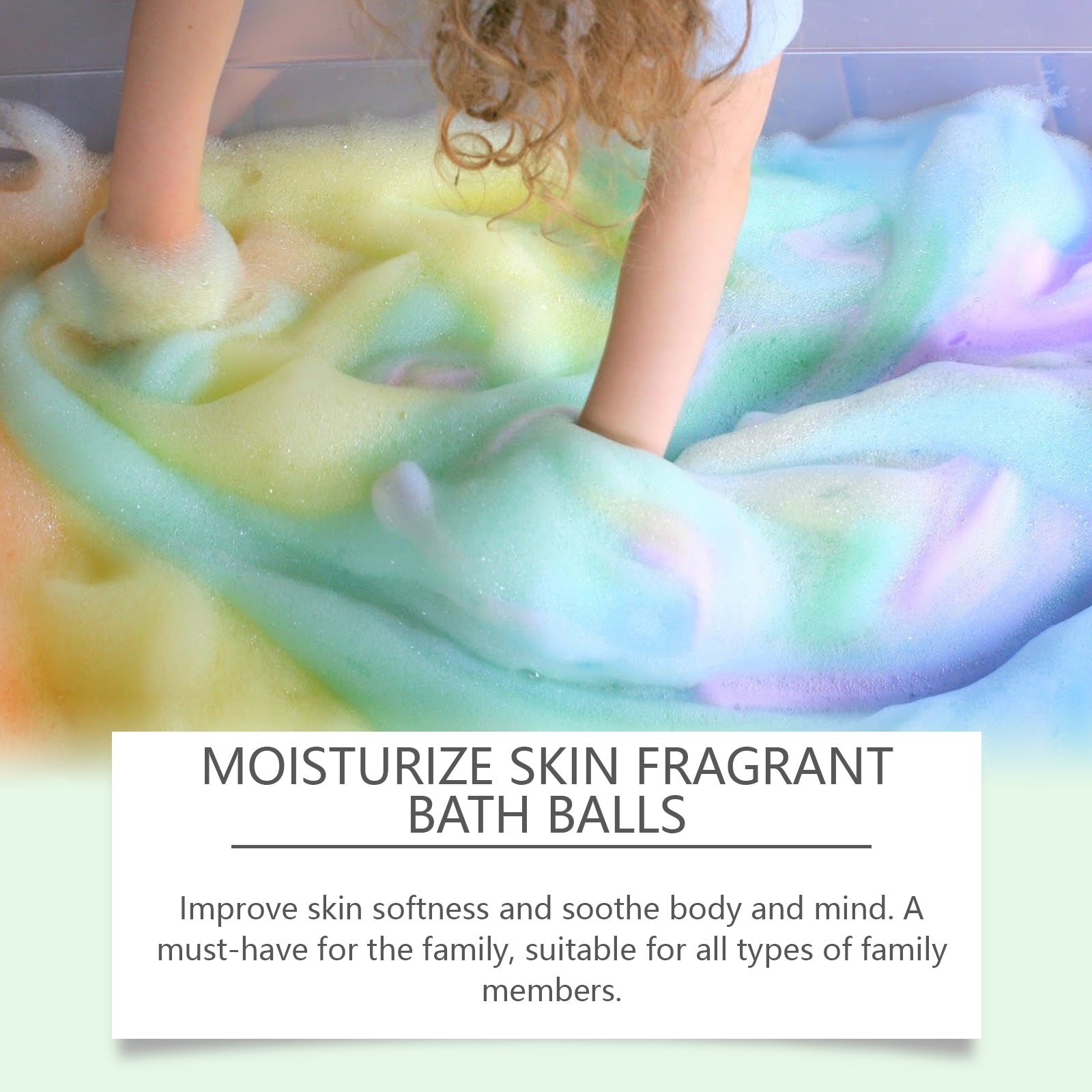 Fragrant Shower Ball, Plant-Scented Shower Ball Cleans And Moisturizes The Body With A Colorful And Fragrant Shower Ball