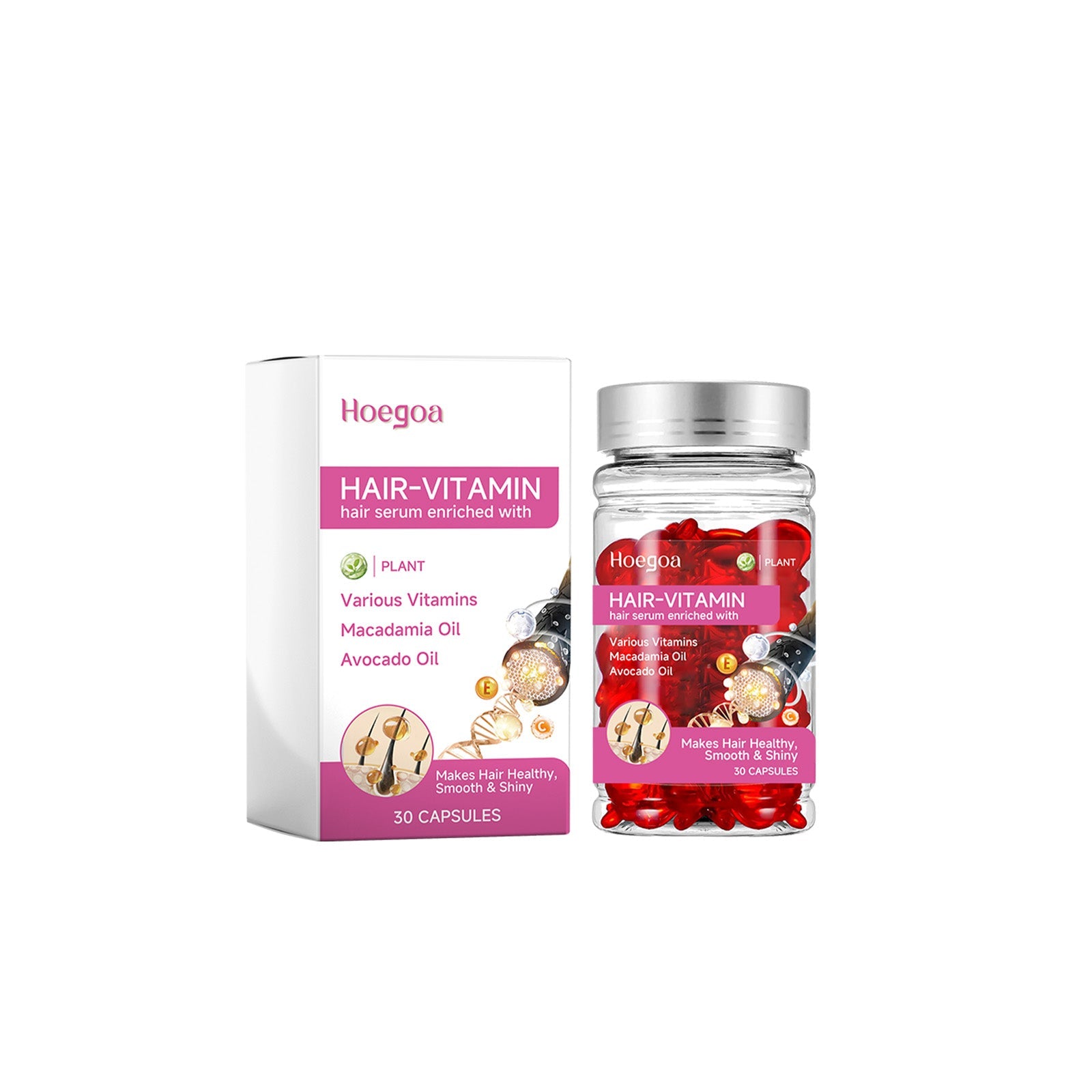 Hair Serum, Repair Hair Tail Frizz And Dryness Strong And Tough Hair Luster Smooth Hair Treatment Essence