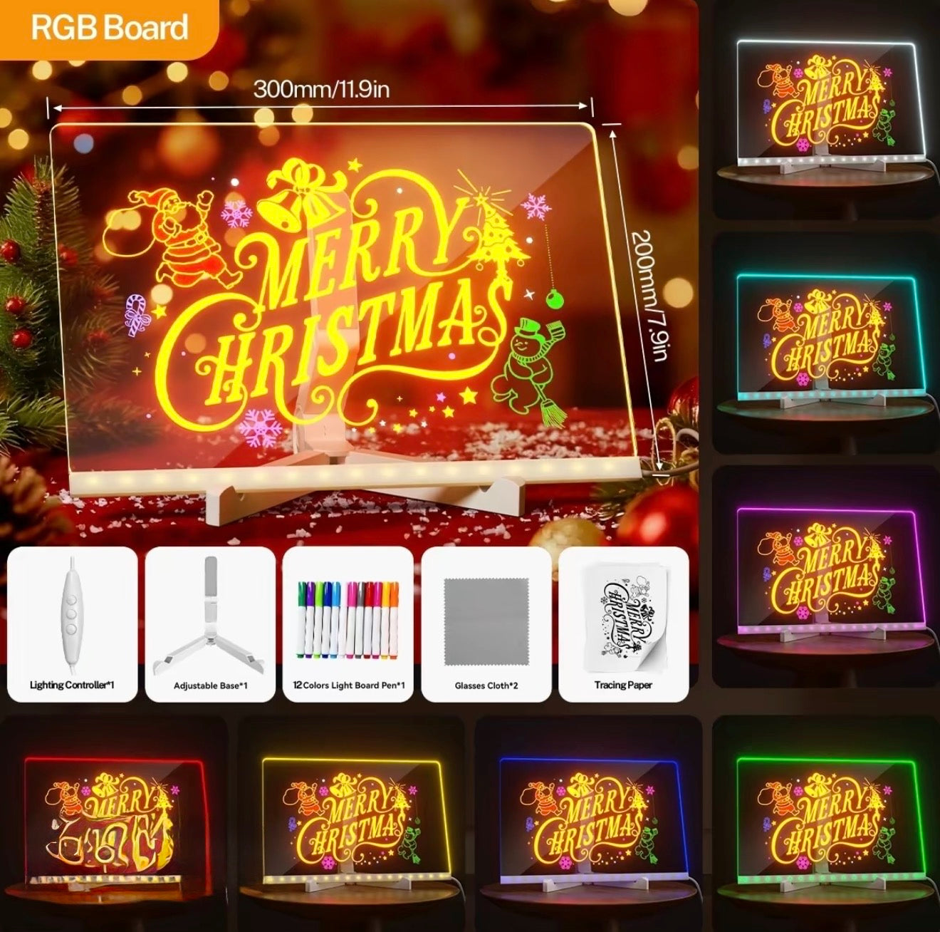 GlowTrace LED Drawing Board