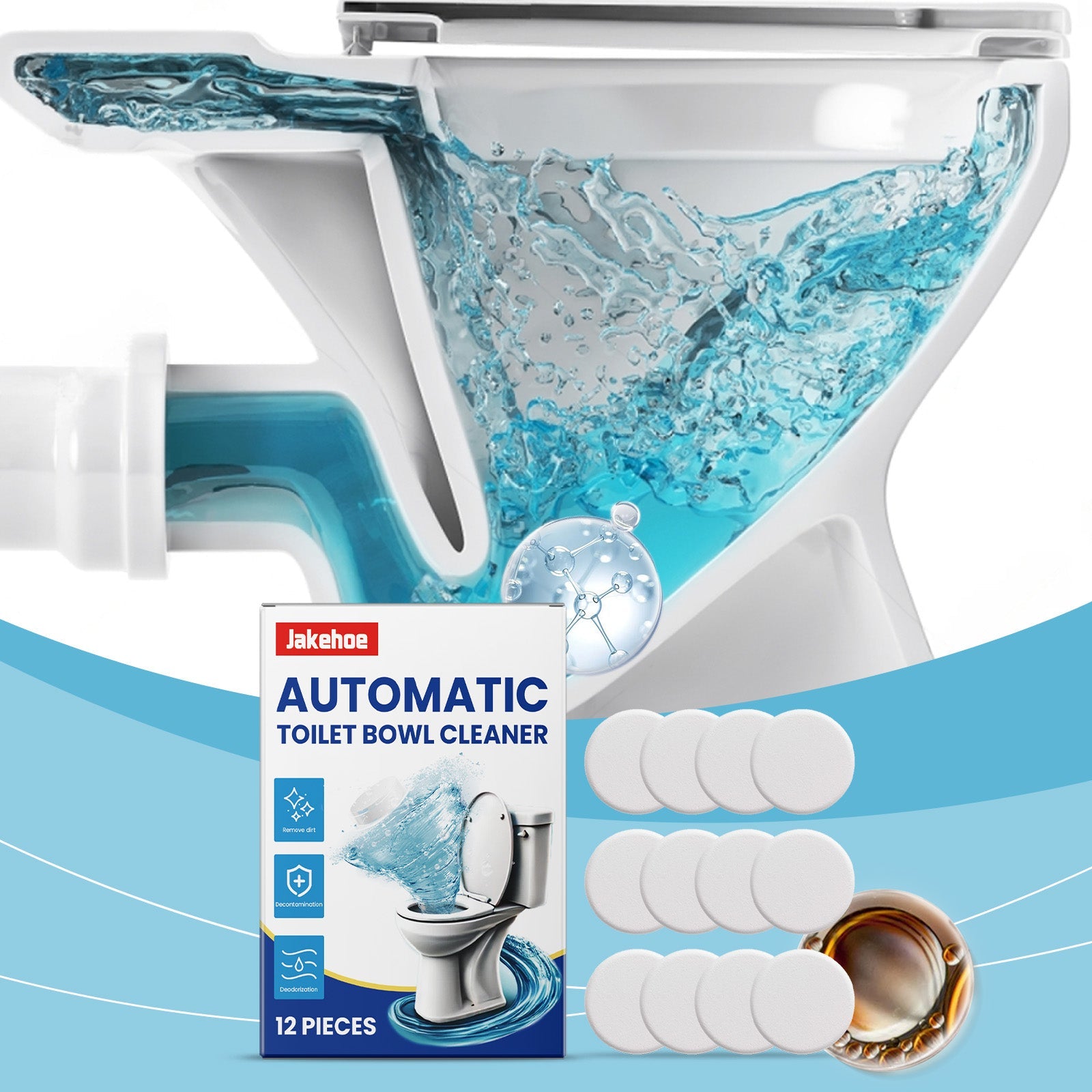 Toilet Decontamination Effervescent Tablet Decontamination Urine Stain Toilet Decontamination Deodorant Toilet Decontamination Effervescent Tablet