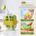 Ice - covered tray; freezer - overflow prevention ice tray