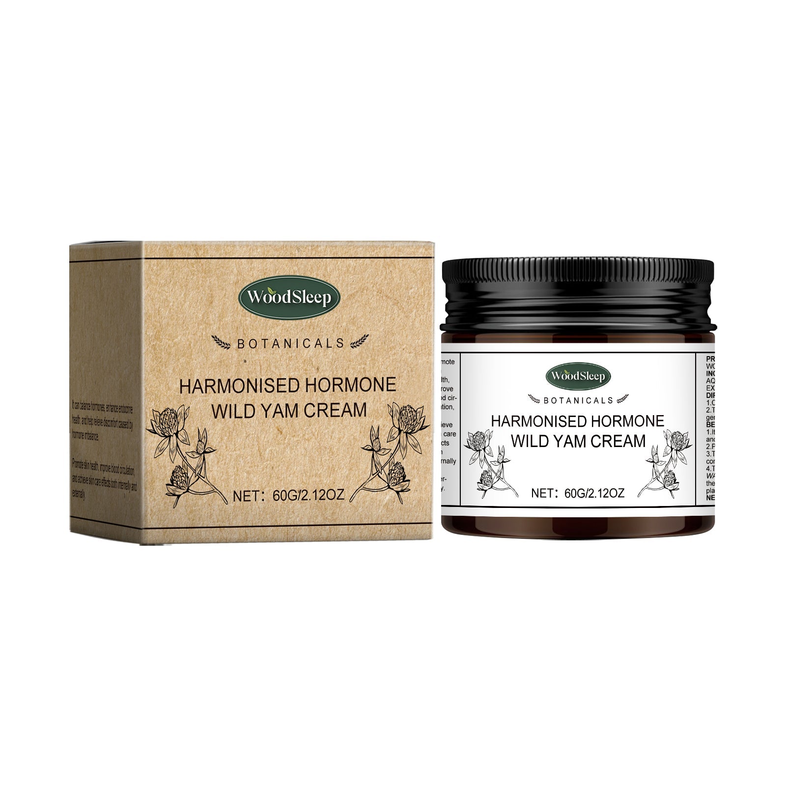 Wild Yam Cream Plant Ingredients Hydrating Moisturizing Moisturizing Skin Tender Skin Care Cream