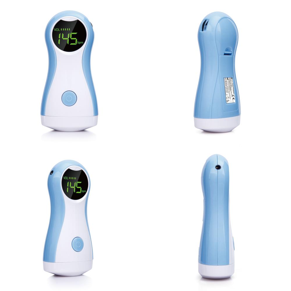 Yongrow Fetal Doppler Baby Monitor LCD Display Portable Baby Heart Rate Monitor With Earphone YK-90C For Pregnant Women