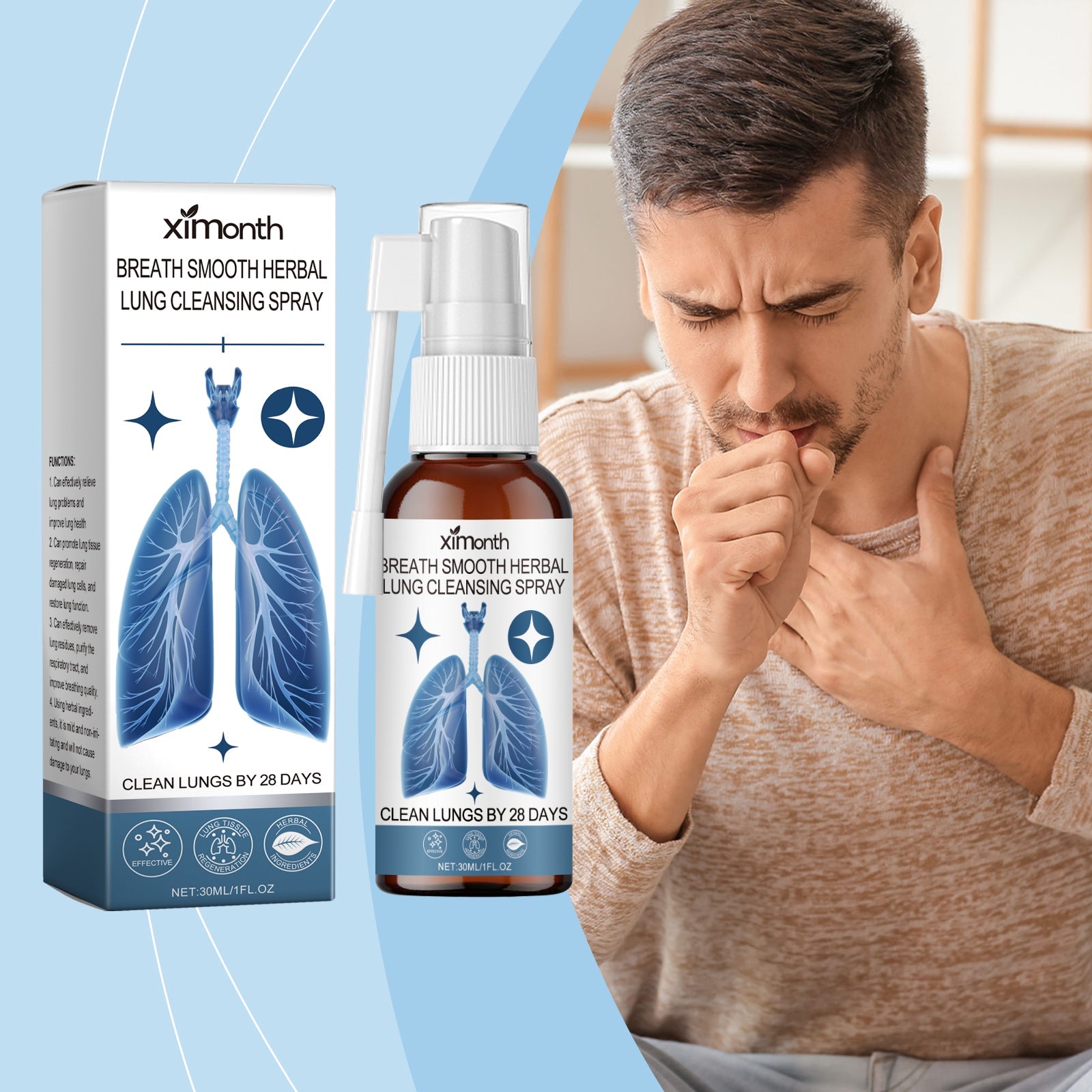 Body Care Spray Pamper Your Body, Cleanse And Clear Your Nose