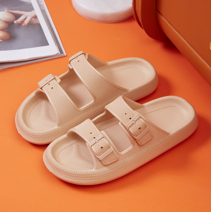 Thick soled slippers Summer home bathroom anti slip and fecal feeling Soft soled couple EVA slippers Male