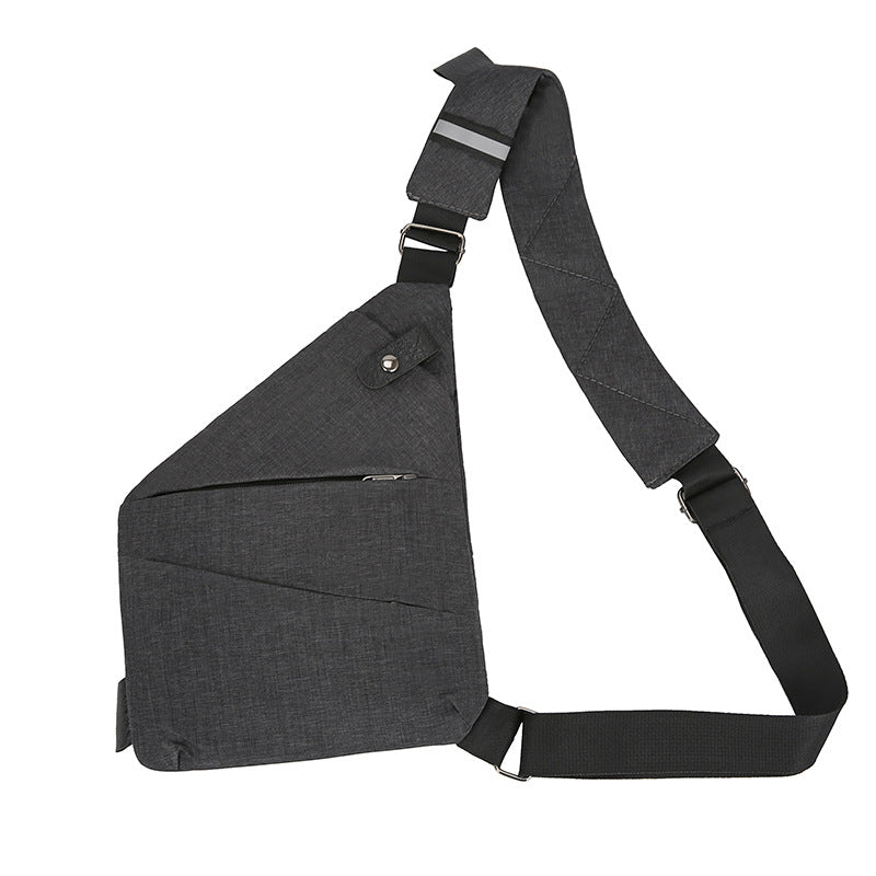 Multi functional sports waist bag single shoulder anti-theft bag lightweight and close fitting chest bag