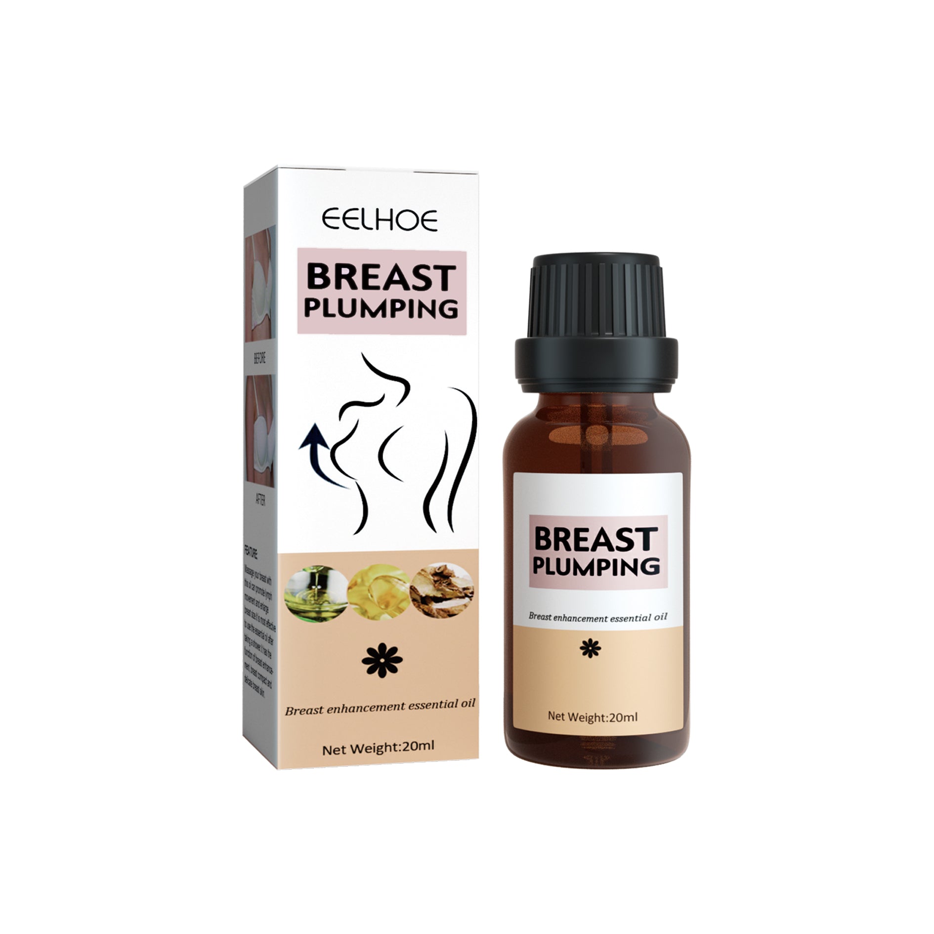 Beauty Massage Oil Breast Gentle Moisturizing Treatment Full And Firm Breast Volumizing Massage Treatment
