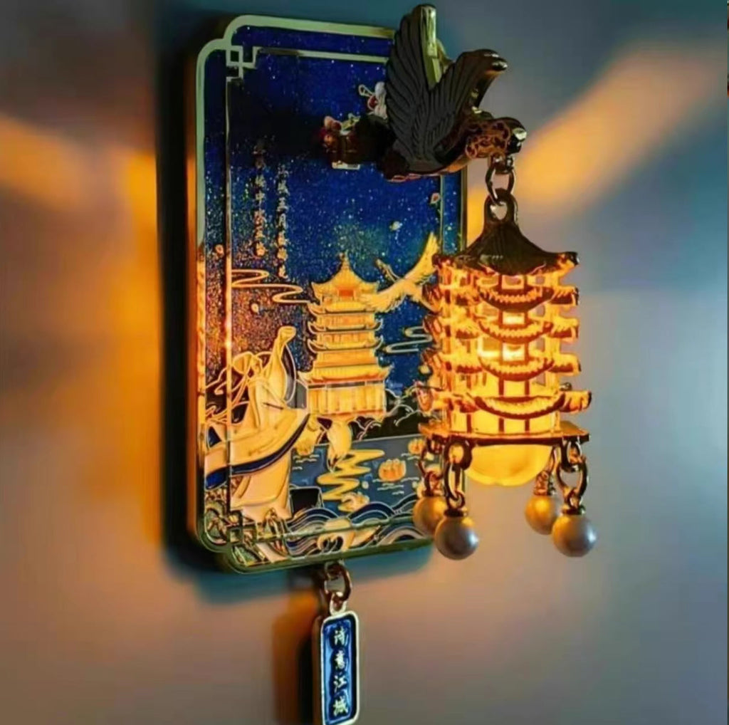 GlowCrane Wuhan Magnet