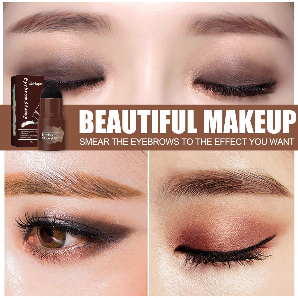 Brow Print Set Quick Brow Makeup Lazy Hairline Powder Repair Natural Waterproof Contouring Shadow
