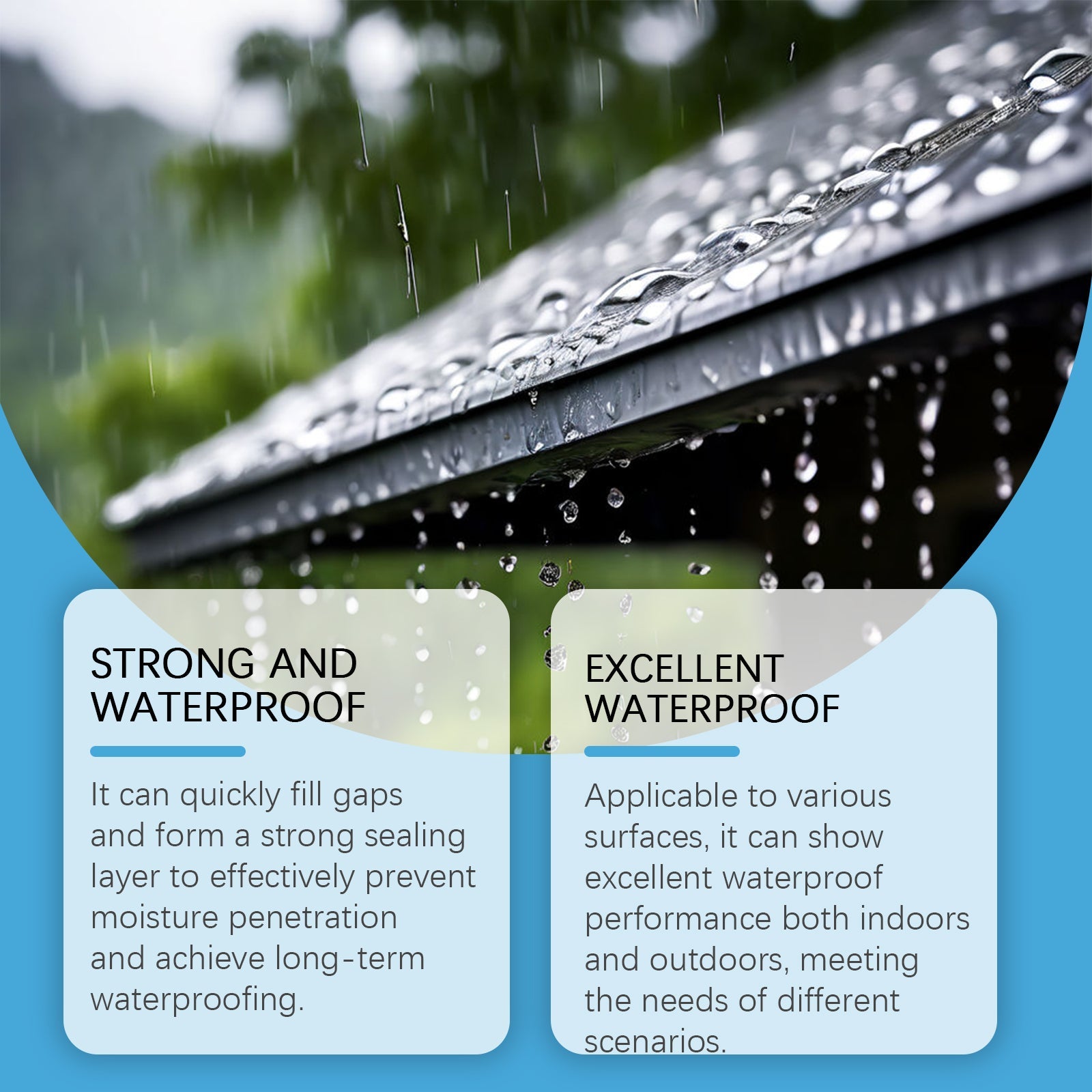 Waterproof Adhesive Transparent Paint Glue For Invisible Sealing Of Exterior Roofs Of Home Waterproof Construction Site