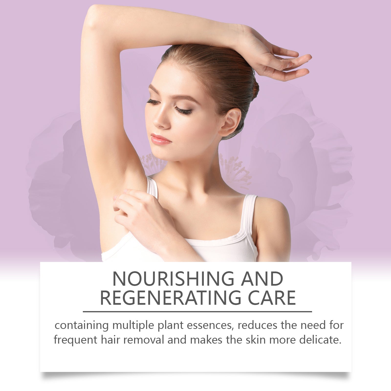 Body Hair Removal Mousse For Gentle Underarm Hair Removal Smooth Smooth Skin Clean And Refreshing Hair Removal