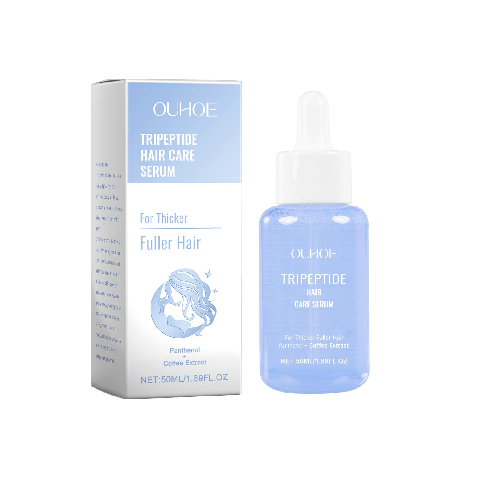 Tripeptide Hair Care Serum, Nourishes, Strengthens, Softeners And Improves Frizzy Hair