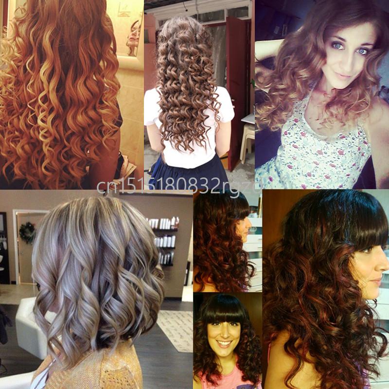 curlers conical curling iron single tube ceramic glaze pear flower cone electric hair curly hair : 110-240 - v