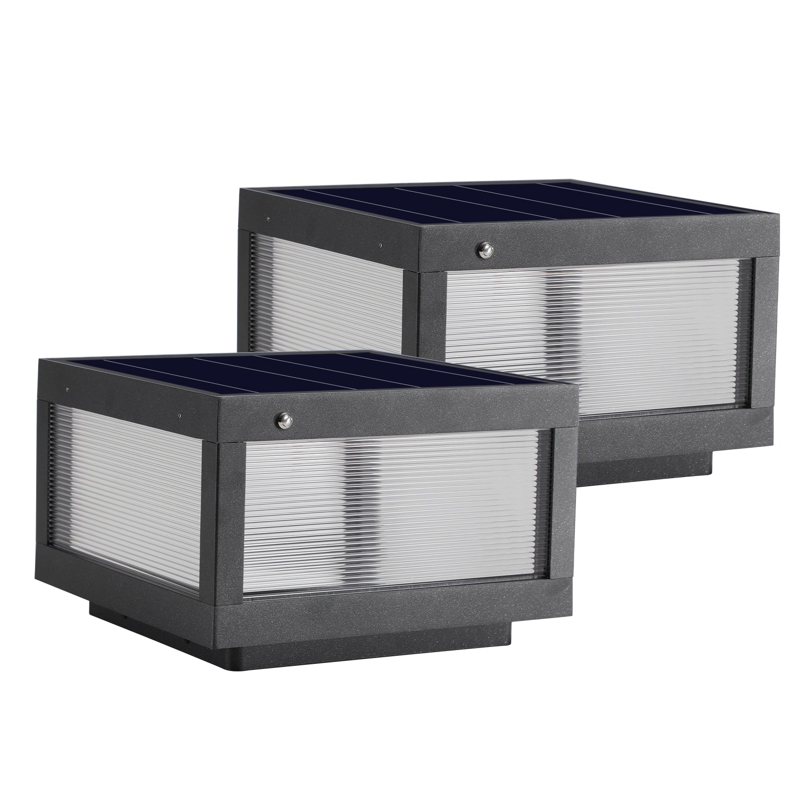 Solar Wall Lamp With Dimmable LED Aluminium