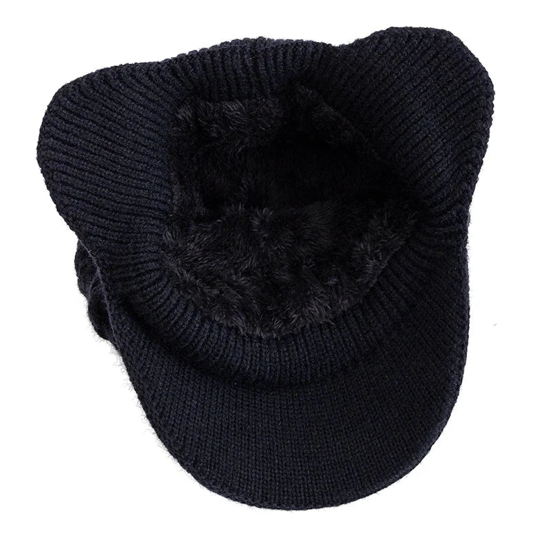 Unisex Winter Hat – Plush Fur-Lined Earflap Beanie
