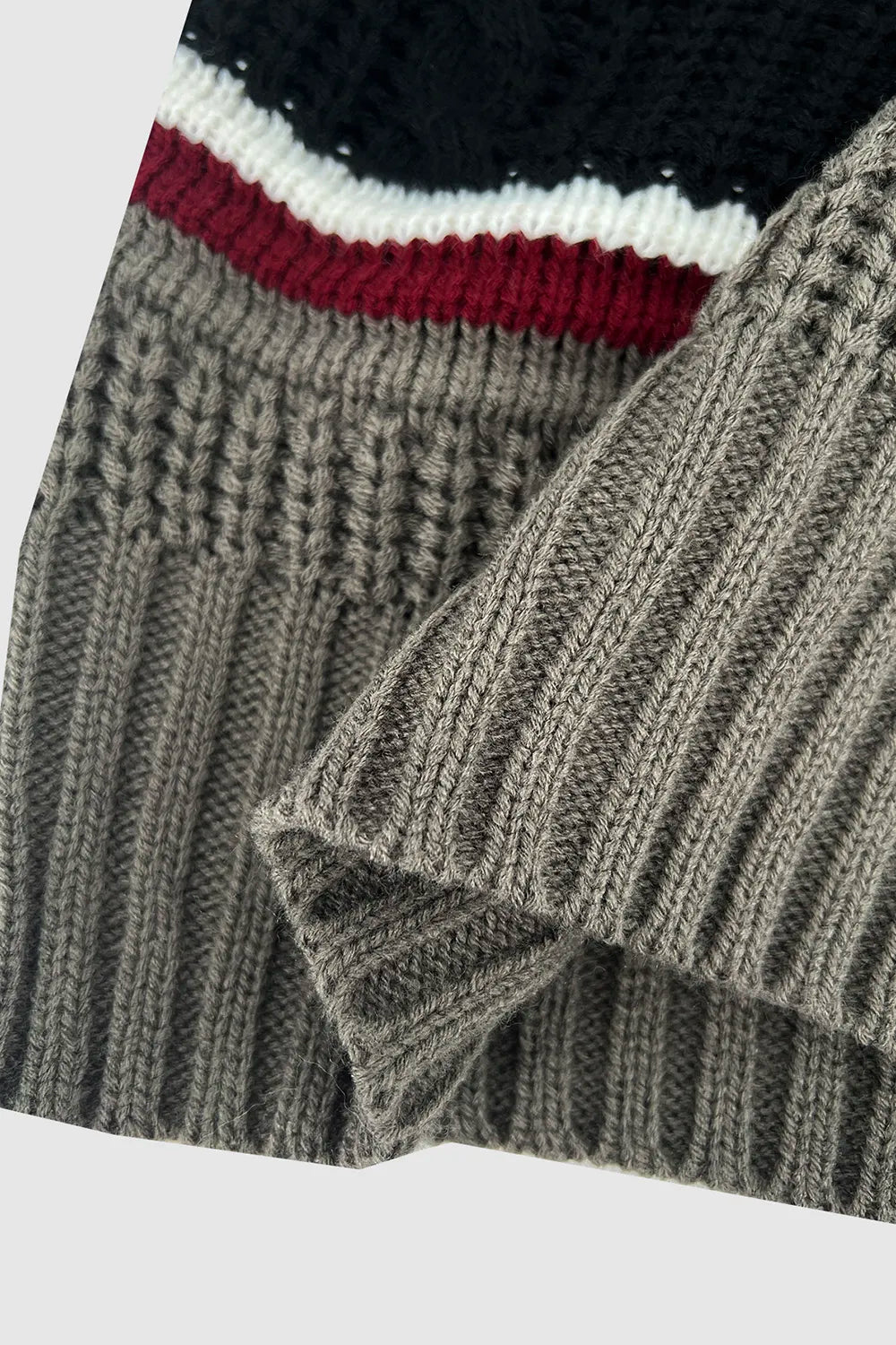 Autumn/Winter Retro Casual Half Zipper Sweater
