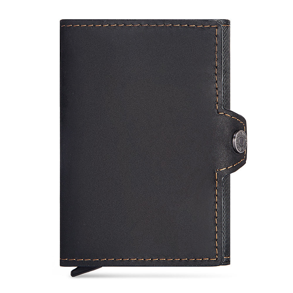 Leather Men's Card Holder Card Case European and American Leather Coin Purse Card Holder
