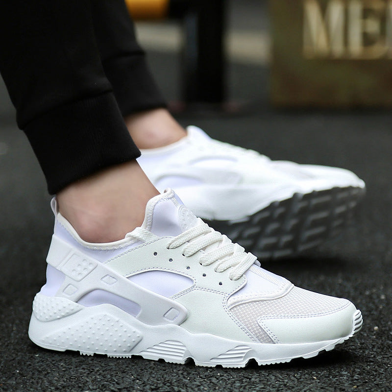 Men's mesh sports shoes for men women's flat running shoes for couples men's travel shoes for men