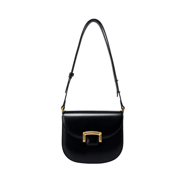 Original Women Bag  New Trendy High-end Wedding Bag Shoulder Bag Commuting Handbag Retro Style Saddle Bag