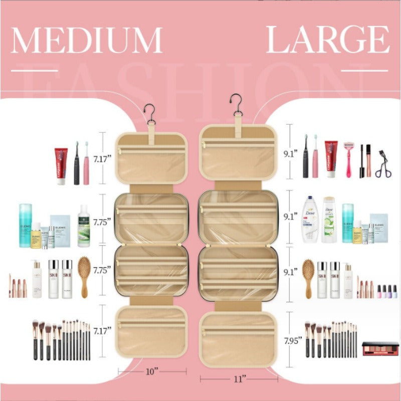 Travel toiletry bag with hook portable makeup bag travel ladies' toiletry bag hand-held toiletry bag