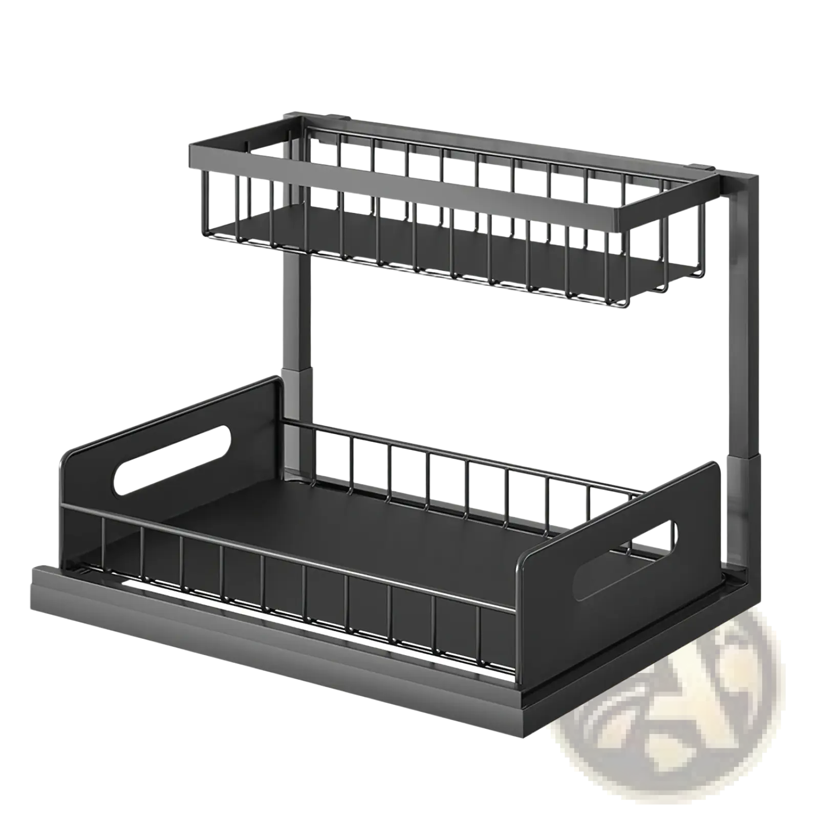 Under Sink Organizer 2 Tier Pull out Storage Shelf