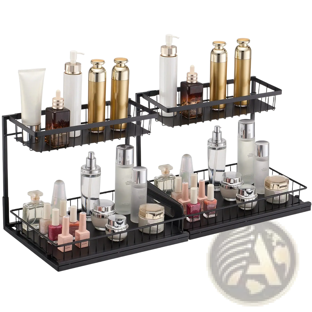 Under Sink Organizer 2 Tier Wire Pull out Baskets